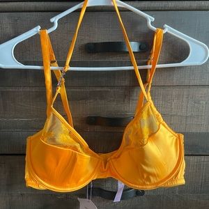 Savage X Fenty Strap Up Lace Plunge Bra